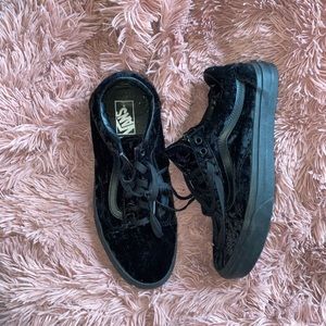 Black Velvet Vans